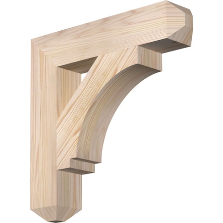 Ekena Millwork Imperial Craftsman Smooth Bracket, Douglas Fir, 3 1/2"W x 18"D x 18"H BKT04X18X18IMP04SDF